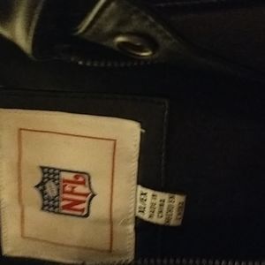 Genuine leather NFL green bay Packers jacken men's size L /XL